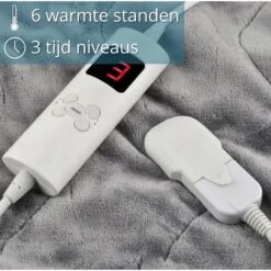Parya Elektrische Deken - 2 PACK - Bovendeken - Onderdeken - Warmte Deken - 2 15 Parya Elektrische Deken - 2 PACK - Bovendeken - Onderdeken - Warmte Deken - 2 -Bedden Bij Leen Bakker f96836a76634474fa627baacd37b3596