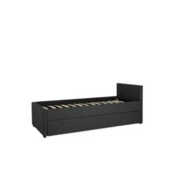MARMANDE - Onderschuifbed - Grijs - 80 X 200 Cm - Polyester -Bedden Bij Leen Bakker fde2b185a38b44bbaad301173f0f79a3